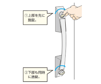 ［施錠追従機能］